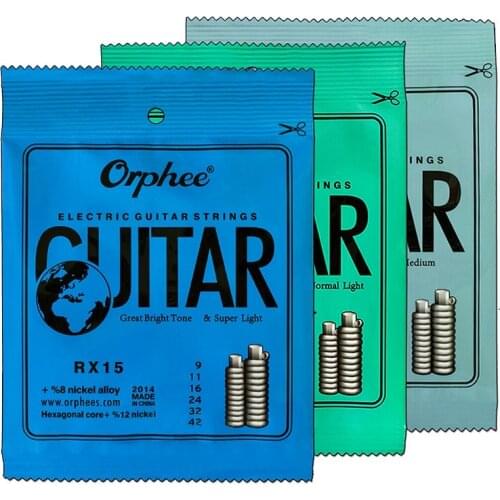 Orphee 10 Set 6Pcs/Set Guitar String Nickel Alloy String Super Light Electric Guitar Strings