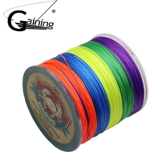 Braided Fishing Line 300M 16 Strands Multicolor Super Power Japan Multifilament PE Braid Line