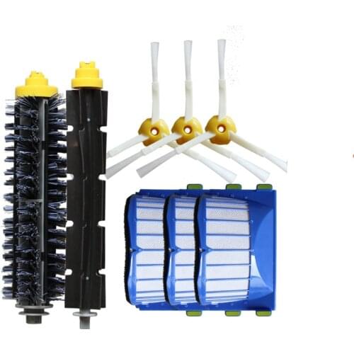 Robot Vacuum Cleaner Spare Parts For iRobot Roomba 600 610 620 625 630 650 660 680 690 Series Roller Brush Filter Accessories