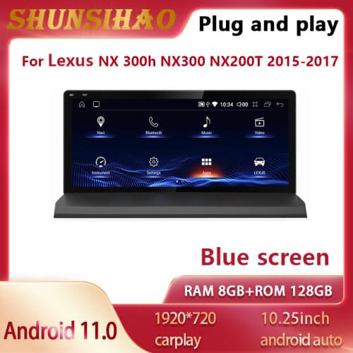 Ouchuangbo Qualcomm Android 10 GPS Navigation For lexus NX300h NX300 NX200T 2015-2017 1920*720 multimedia car radio carplay