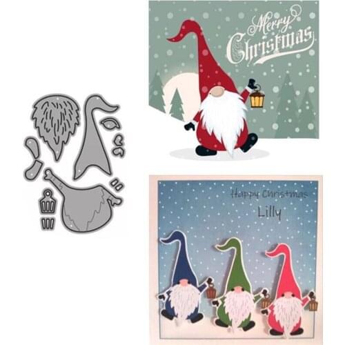 Cutting Dies for DIY Scrapbook Handmade Paper Craft Metal steel Template knife mould blade punch stencils Christmas Santa