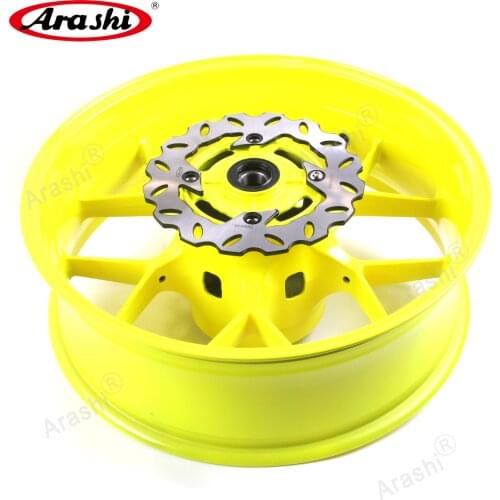 Arashi CBR1000RR 2006-2016 Rear Wheel Rim Brake Rotor Disc For Honda CBR 1000 RR 1000RR 2015 2014 2013 2012 2011 2010 Yellow