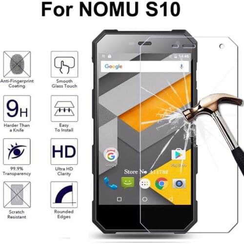 For NOMU S10 Screen Protector Tempered Glass Film Anti-Explosion 9H Premium Protective Films Case Protective Glass For NOMU S10