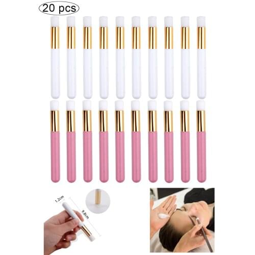 10/20Pcs Eyelash Cleaning Brush Professional Blackhead Cleaning Eyebrow Nose Brush Lash Shampoo Brush Eyelash Extensions Tools