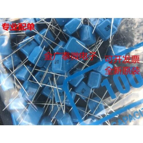 10 / PCS NEW CBB metallized capacitor MMT 2.2uf 225 P = 7mm 5% accuracy