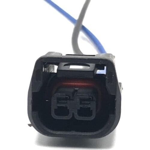 2/4/10/20/50pcs/lot 2 Pin Front LED Headlight, Daytime Running Light, Fog Light Connector Plug Wire Harness For Honda 6189-7408