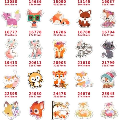 2020 new arrival Free shipping 30 pcs/package printed resin planar flat-back resins for Hair Bow Decoration PR13080