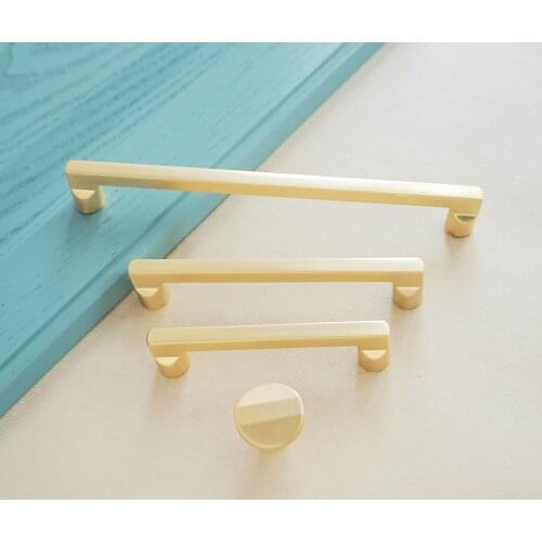 3.78'' 5.04'' 7.56'' Brass Zinc alloy Furniture Knob and Handles Wardrobe Cupboard Drawer Cabinet knob Pulls Furniture Hardware
