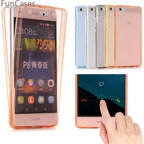 360 Full Cover Silicone Case for Huawei P8 P9 P10 P20 Lite Plus 2015 2016 2017 Honor 8 Lite Mate 20 Lite 10 Pro GR3 Nova 2i