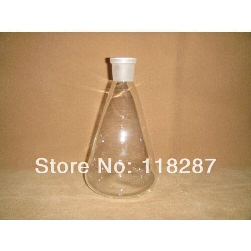 500ML,Glass Erlenmeyer Flask,glass conical flask,neck 24/29,Lab glassware Flask