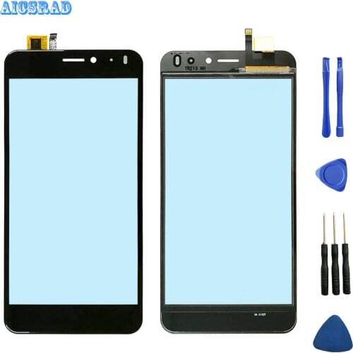 AICSRAD Touch Front Glass For vertex impress lion 4G Touch Screen Glass Digitizer Panel Touchscreen lion4g