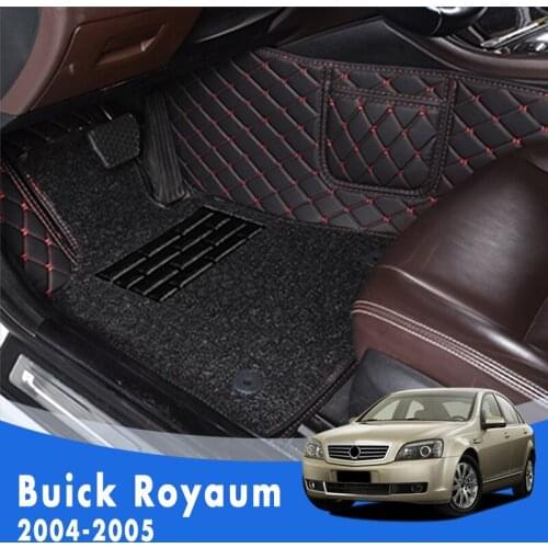 Car Floor Mats For Buick Royaum 2005 2004 Double Layer Wire Loop Carpets Foot Pedal Auto Accessories Interior Car Styling Tapis