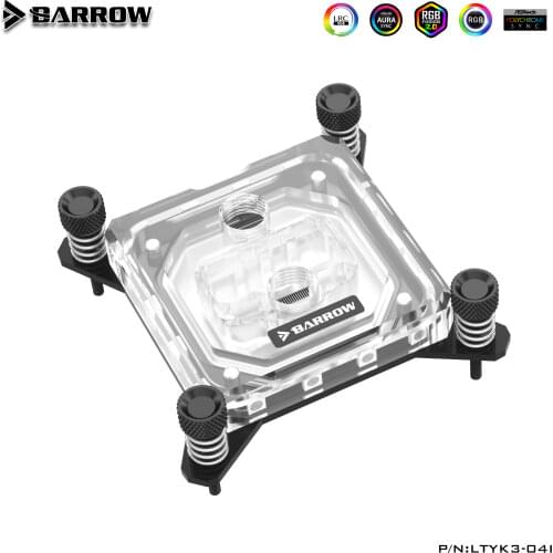 Barrow LTYK3-04 V2 LRC2.0 RGB CPU Water Cooling Block for Intel 115x