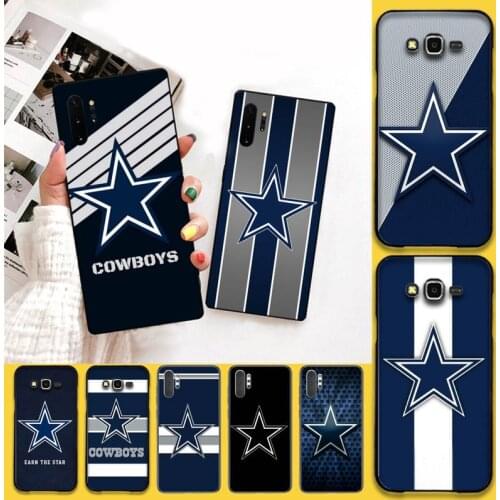 Five-pointed star dallas cowboys Phone Case For Samsung Galaxy Note20 ultra 7 8 9 10 Plus lite J7 J8 Plus 2018 Prime