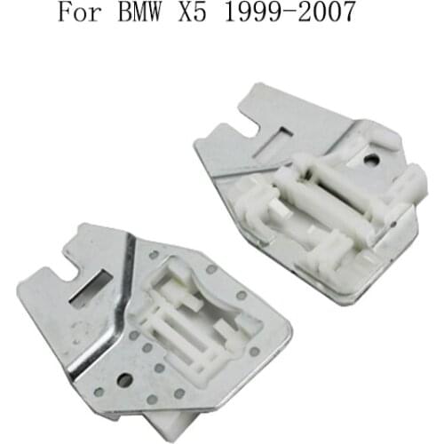 For BMW X5 1999-2007 Power Electric Car Window Regulator Window Lifter Repair Clip With Metal Slider Rear Left