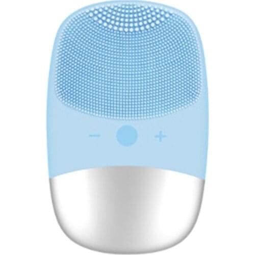 H7JC Mini Electric Facial Cleaning Massage Brush Washing Machine Silicone Face Skin Care Cleanser