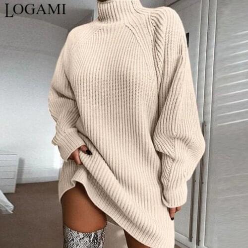 LOGAMI Fashionable Knitted Dresses