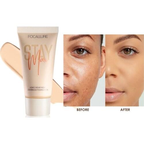 Pore-Blurring Matte Foundation Base Makeup Face Oil-control Cosmetics Lightweight Matt Finish Foundation