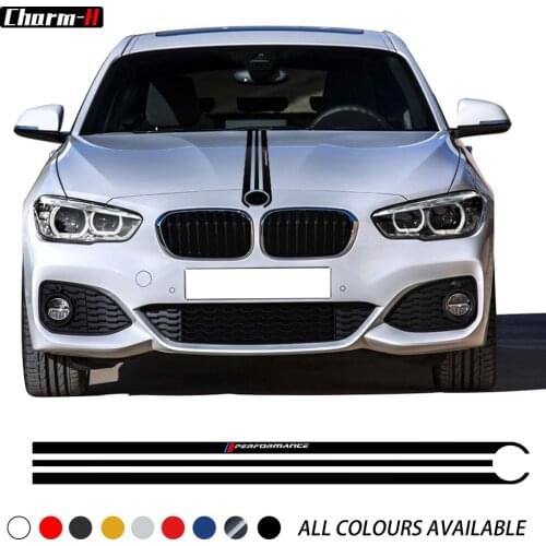 Car Hood Sticker M Performance Engine Cover Bonnet Decal For BMW 1 Series F20 F21