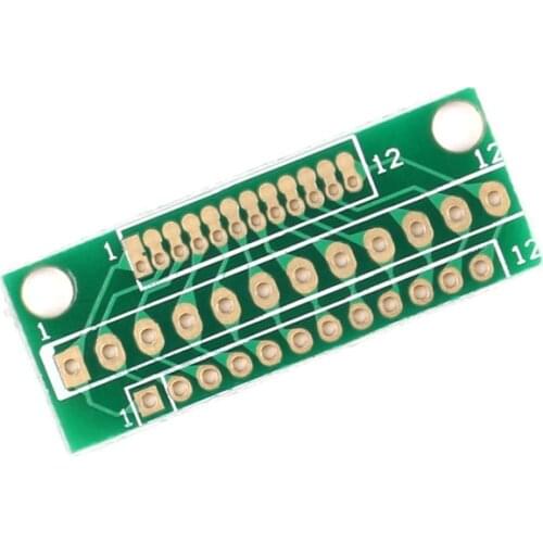 10 pcs 1.27MM 2.0MM 2.54MM 12 Pin Adapter Board For Wireless Modules
