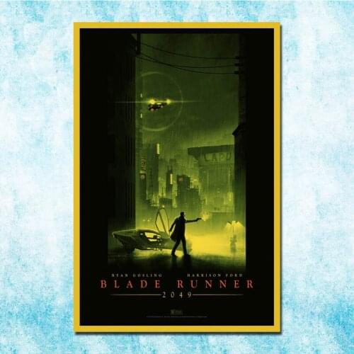 Classic Movie Blade Runner 2049 Poster Art Silk Canvas Retro Print For Home Room Decor-025