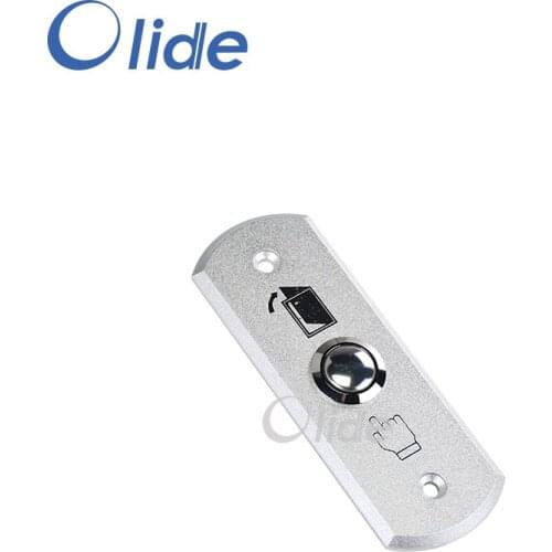 Durable Aluminium Alloy Material Door Access Control Push Switch,Push Button For Door Access Control One Press Open