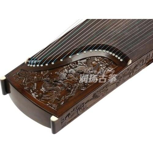 High Quality Professional Guzheng Master Handmade Phoebe 9 Dragon Solid Wood Playing Guzheng Chinese 21 Strings Zither