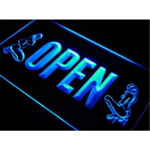 Se05 OPEN Sex Exotic Dancer Shop Bar LED Neon Light Sign vintage home decor Wholeselling Dropshipper