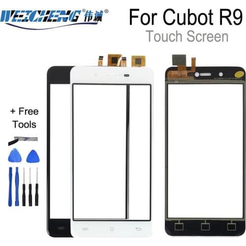 Black/White For Cubot R9 Touch Panel Sensor Touch Screen Digitizer Replacement Glass Panel