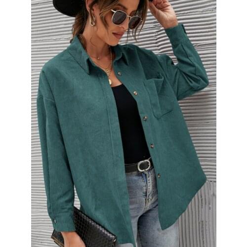 TWINFLAMES Women's Corduroy Shirts