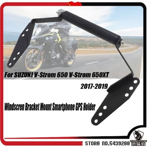 For Suzuki DL 650 V-Strom vstrom 650 2017 2018 2019 Windscren Bracket Mount Smartphone GPS Holder