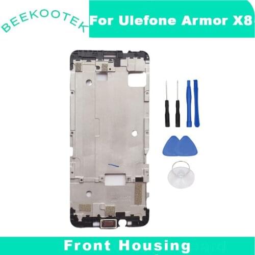 New Original Ulefone Armor X8 Front housing frame receiver Replacement Accessories For Ulefone Armor X8 Cell Phone
