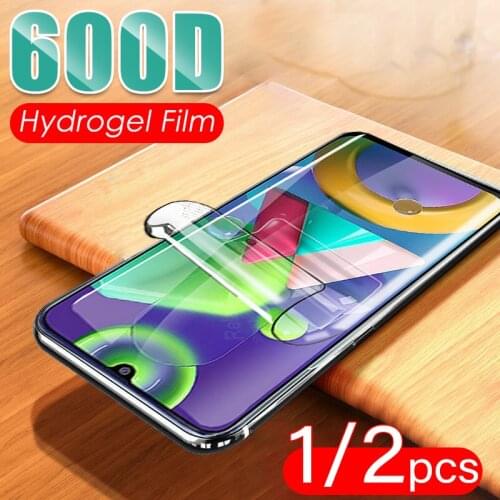1/2Pcs 600D Hydrogel Film For Samsung Galaxy m21 Protector Film For Samsung sumsung m 21 Protector Hydrogel Film galax m 21 21 m