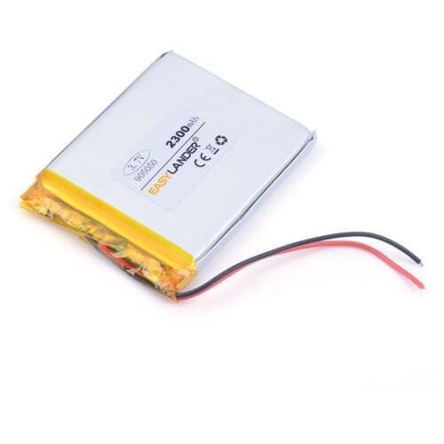 3.7V-2300mah 905050 polymer battery Projector Camcorder Battery GPS DVR toys mp3 MP4 MP5 Speaker E-book tablet pc