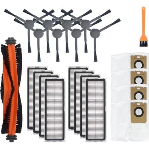For Xiaomi Dreame Bot L10 Plus Vacuum Cleaner Accessory Of Filter Main Brush Dust Bag Side Brush Vacuum Cleaner Parts