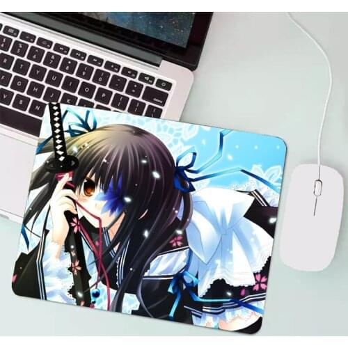 Anime sexy small mouse pad computer mouse pad waterproof multi-size non-slip natural rubber table mat with seaming gaming keyboa