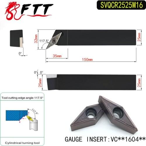 SVQCR2525M16 External Turning Tool Holder For RCMT1003 Used on CNC Lathe Machine
