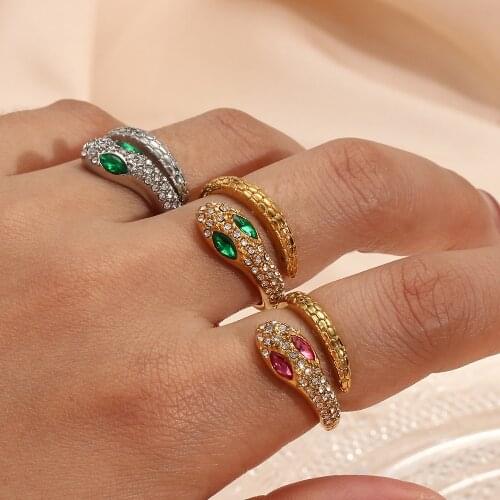 E.B.belle Rings With Crystals