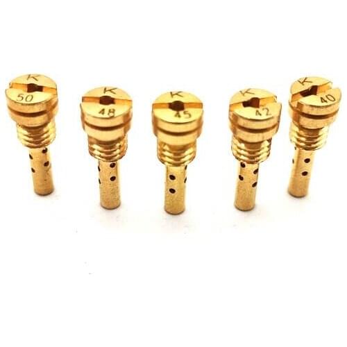 5 pcs Slow Pilot Jet Injector Nozzle 40 42 45 48 50 for CV CVK FCE CARB N424-25