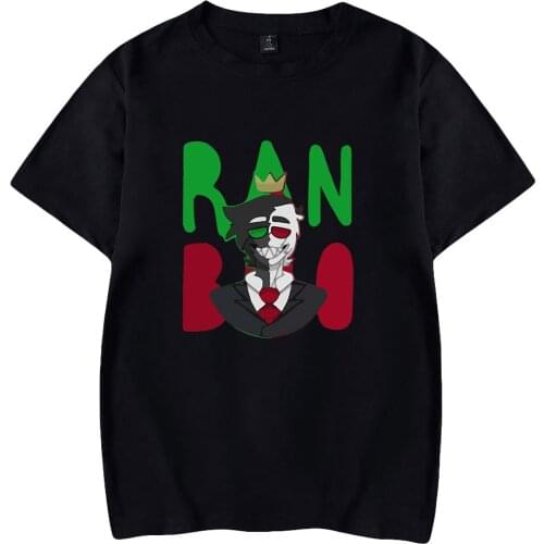 Ranboo Dreamwastaken Merch Print Spring Summer Holiday Street Graffiti Style Men/Women Casual Cute and Funny Streetwear T-shirt