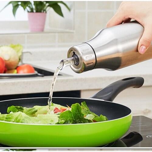 Stainless Steel Leak-proof Oil Pot Soy Sauce Vinegar Oil Pot Kitchen Supplies Storage Tank Oil Bottle