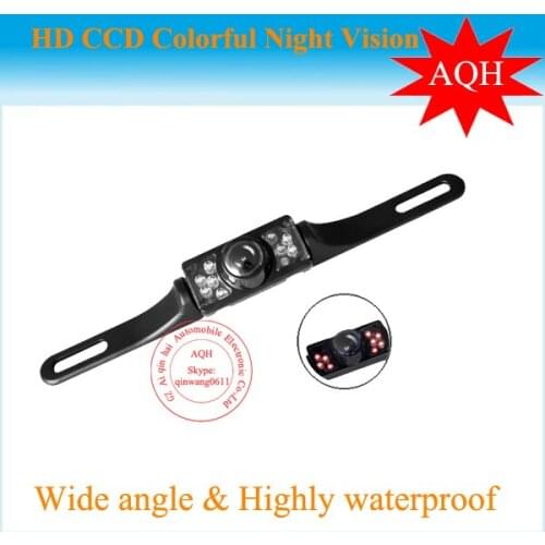 Hot Selling Universal Car Rear Camera , Car BackUp Camera with 8 LED IR + Waterproof + Wide Angle + CCD + Free Shipping