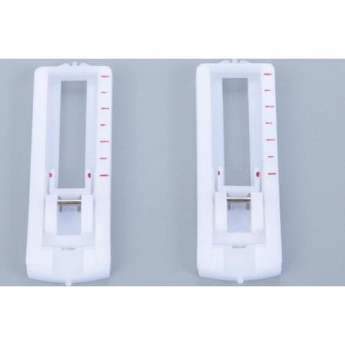 2Pcs Domestic Household Sewing Machine Foot PVC Buttonhole Snap Presser Foot For Brother Janome Singer Sewing Machine 65*21mm