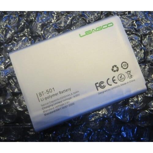LEAGOO\BT-501 Leagoo Alfa 5 phone battery 2200mah 3.8V for Leagoo Alfa 5 Mobile Phone MTK6737 Quad Core-free shipping