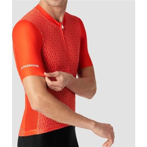 New 2021 Maillot Ciclismo hombre Pro Team lightweight Cycling Jersey Short Sleeve Race fit Bicycle Sportswear for Summer