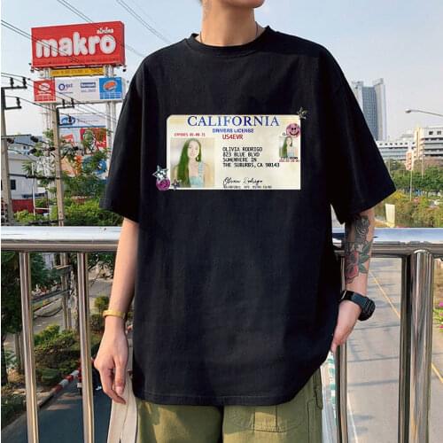 New Arrival Summer Anime T-shirt Olivia Rodrigo Printed O-neck High Quality Funny T shirts Oversized Comfortable Tee All-match