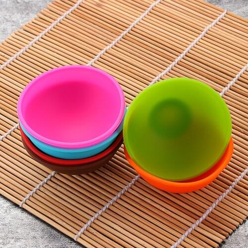Odorless Anti-Drop Silicone Facial Mask Bowl Mixing Kitchen Measuring Salt Sauce Sugar Butter Seasoning Bowl