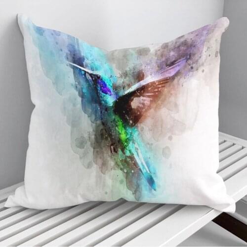 Bird Throw Pillows Cushion Cover On Sofa Home Decor 45*45cm 40*40cm Gift Pillowcase Cojines Dropshipping