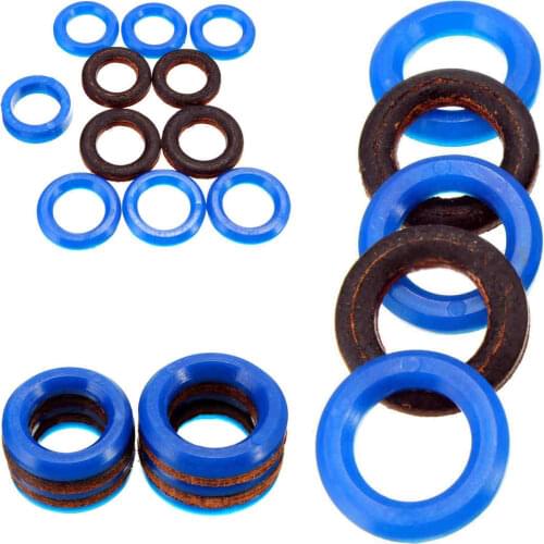 11Pcs x Airless Spray Seal Ring Repair Set 244194 For Spraying Machine Blue&Black