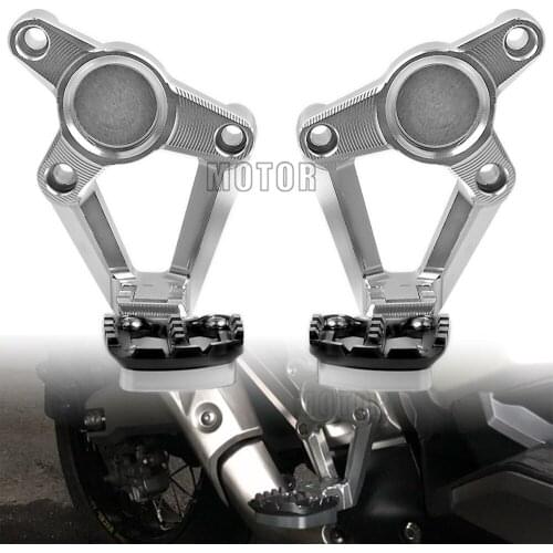 For Honda XADV750 2017 2018 X-ADV XADV X ADV 750 Motorcycle Folding Rear Sets Articular Footpeg Foot Peg Pad Footrest Passenger